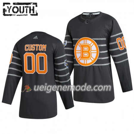 Kinder Boston Bruins Trikot Custom Grau Adidas 2020 NHL All-Star Authentic